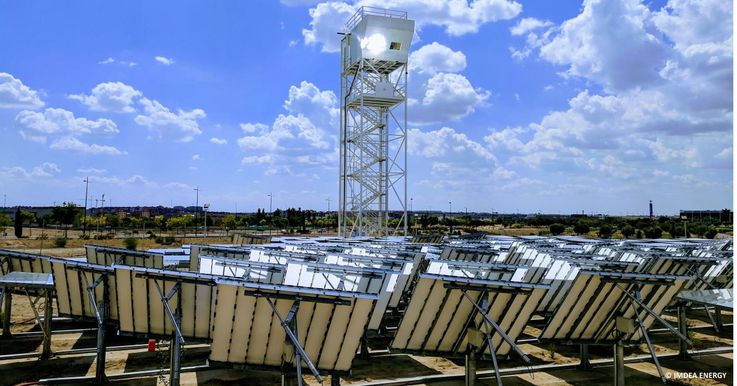 solar tower plant